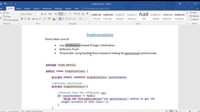 Singleton Design Pattern Explanation and Implementation in Java смотреть онлайн