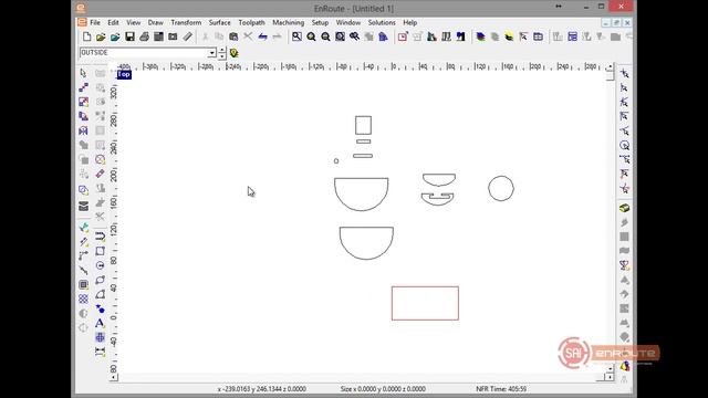 Import DXF files from Autocad and Process them with EnRoute ATP смотреть онлайн