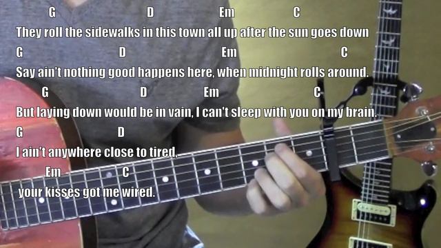 Leave the Light On ★ Guitar Lesson ★ EASY TUTORIAL ★ Sam Hunt смотреть онлайн