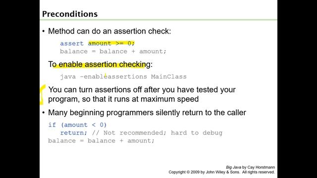 8.5 Preconditions and Postconditions смотреть онлайн