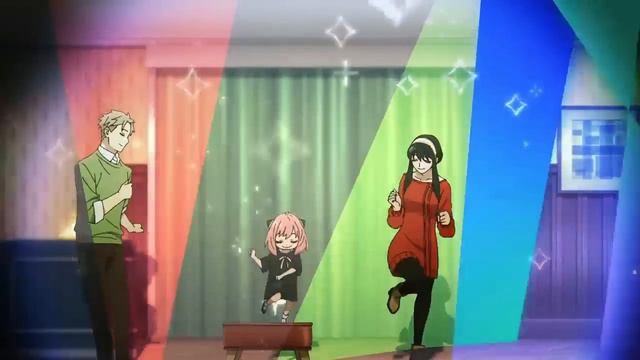 Spy x Family ED but just the Forger family dancing смотреть онлайн