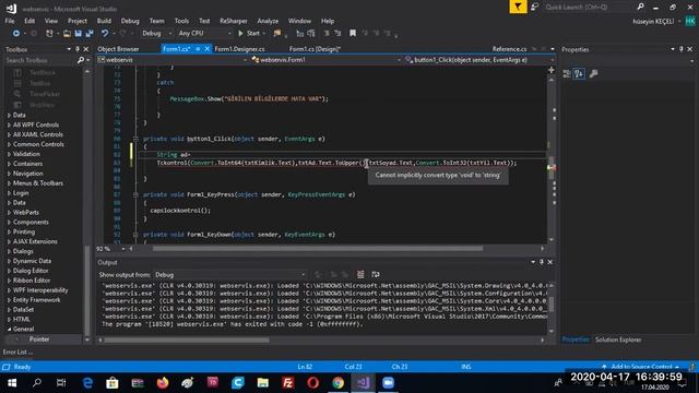 Nesne Tabanlı Programlama (Web servis oluşturma ve hazır bir web servisi kullanma) смотреть онлайн