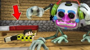 Прячусь под кроватью от ДИДЖЕЯ АНИМАТРОНИКА в майнкрафт ! DJ MUSIC MAN FNAF 9 MINECRAFT