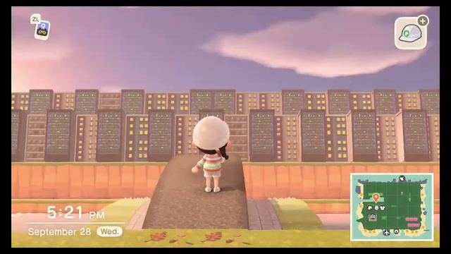 How I created this INCREDIBLE view Animal Crossing City Skyline Speed Build смотреть онлайн