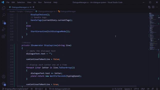 Unity typing text effect for dialogue | Unity tutorial смотреть онлайн