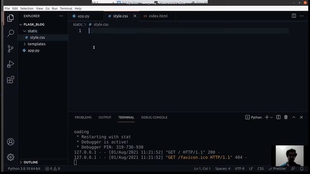 Flask Tutorial Web development with Python | How to code website in Python | Website code in Python смотреть онлайн