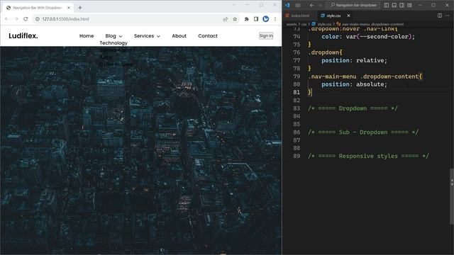 Learn How To Make Drop down Menu Using HTML And CSS only! смотреть онлайн
