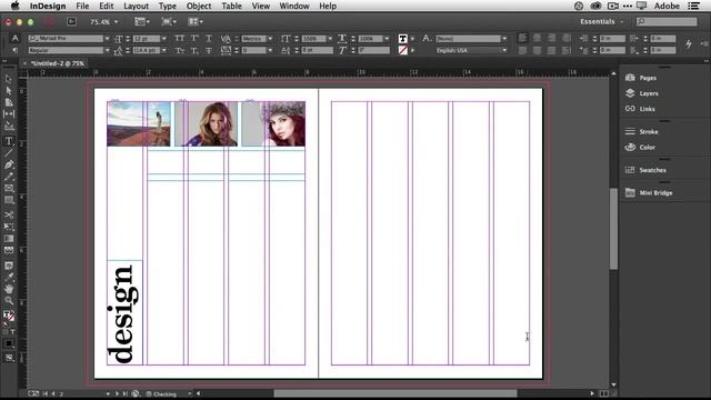 Learn Adobe InDesign CC Tutorial for beguinners 2016 смотреть онлайн
