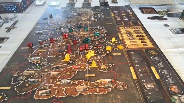Let's Play A Game of Thrones The Board Game - A Feast for Crows смотреть онлайн