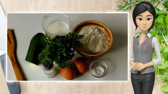 Пирог с кабачками на кефире смотреть онлайн