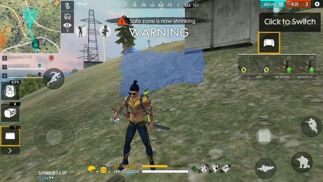 Good GamePlay free fire mobile game||squad versus squad ranked match смотреть онлайн