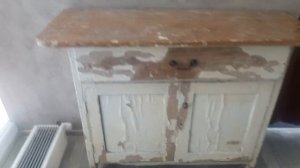 Реставрация старой тумбочки часть 1