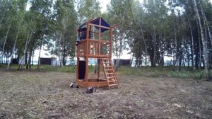 Монтаж детской площадки