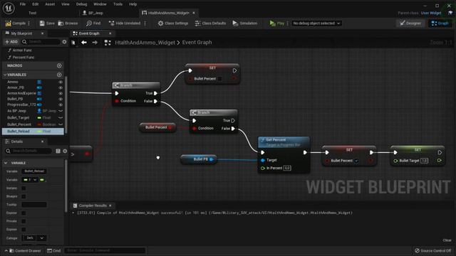 Widget перезарядки патрон и Progress Bar жизней - Часть 4 / JonsKern studio смотреть онлайн