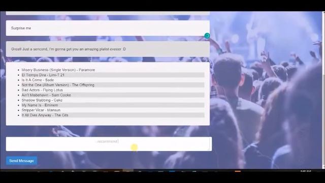 Tempoo - Chatbot for music recommendation смотреть онлайн