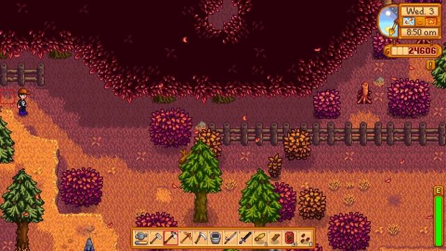 Stardew Valley - Hardwood Farming - Farming Guide - Secret Forest смотреть онлайн