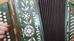 Над рекою калина, разбор на гармони, куплет. Цифры 89277382068