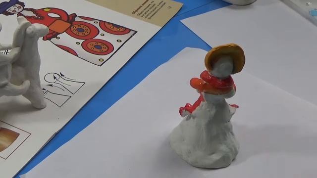 Роспись дымковской игрушки || Барышня смотреть онлайн