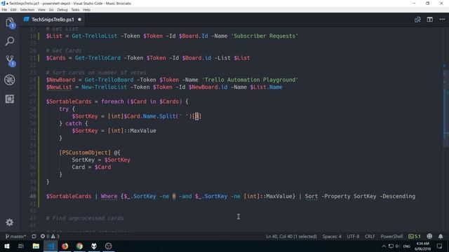A Little Trello Automation, for the TechSnips Contributor Board - PowerShell "One Day Script" #6 смотреть онлайн