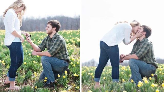 Мужчина хотел сделать предложение своей девушке, но прежде он встал на колено перед другой... смотреть онлайн