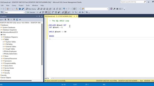 How To Create a SQL WHILE Loop- Syntax, Example & Alternatives смотреть онлайн