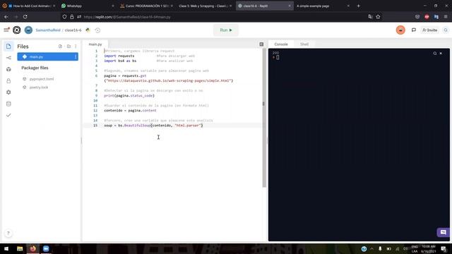 Clase 13: Web scrapping con Python/Beautiful Soup смотреть онлайн