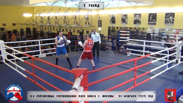 8-е рейтинговые бои Лига бокса г. Москвы – 1.02.20 г. до 91 кг. смотреть онлайн