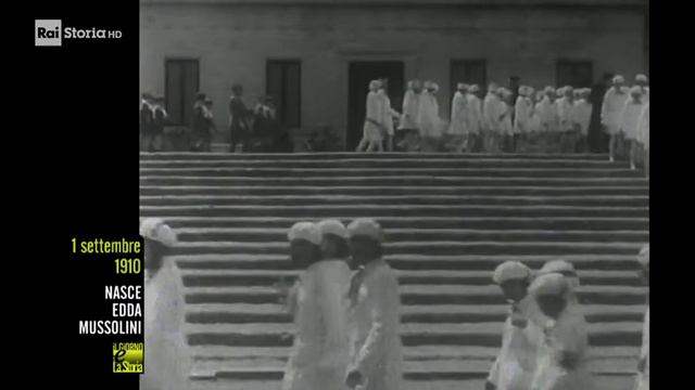 1 Settembre 1910 - Nasce Edda Mussolini (1910-1995)