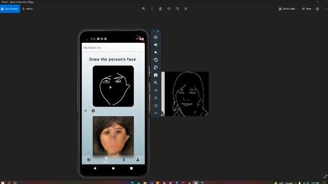 Sketch to Human face generator Flutter App смотреть онлайн