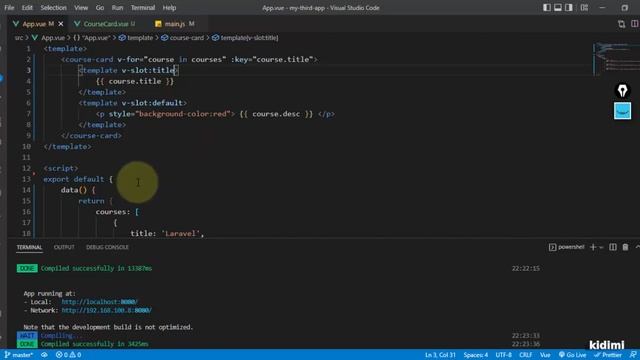 Pengenalan SLOT pada Vue CLI смотреть онлайн