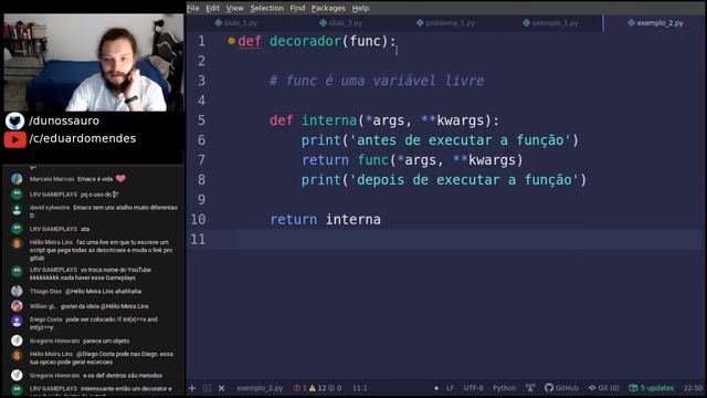 Live de Python #87 - Decoradores смотреть онлайн