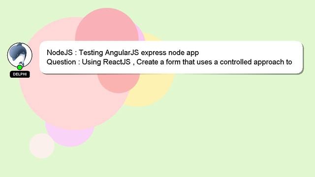 NodeJS : Testing AngularJS express node app смотреть онлайн