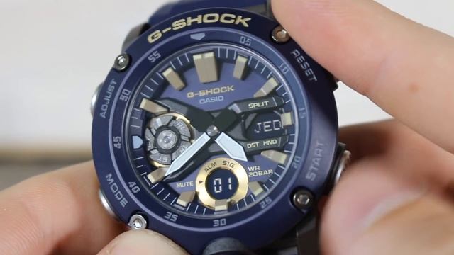 Обзор CASIO G-SHOCK GA-2000-2A | Где купить со скидкой