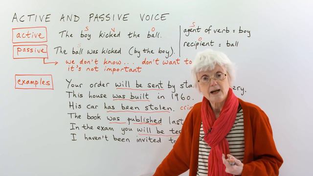 Learn English Grammar: What’s the difference between ACTIVE & PASSIVE? смотреть онлайн