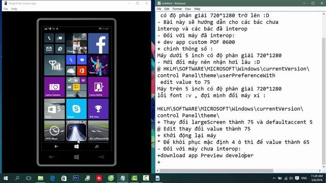 Hướng dẫn thay đổi 5 thanh action center cho WP 8 1 смотреть онлайн