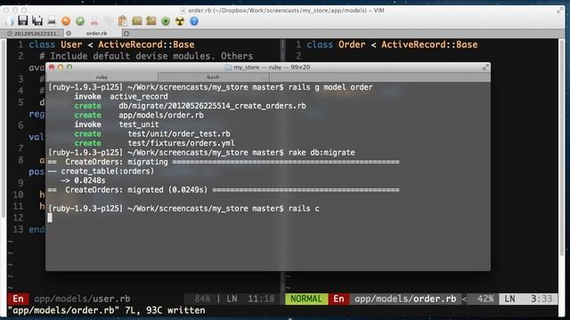 Научись Rails: ассоциация has_many/belongs_to смотреть онлайн