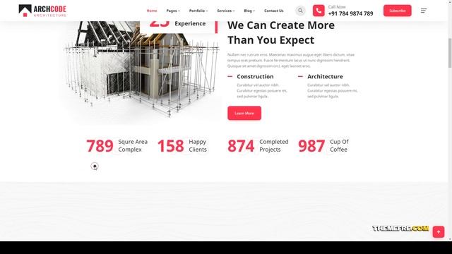 ArchCode - Architecture Bootstrap 5 HTML Template architecture farms contractors Build Website смотреть онлайн