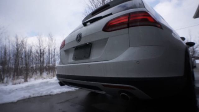 2018 VW Alltrack SEL DSG stock exhaust with resonator delete смотреть онлайн