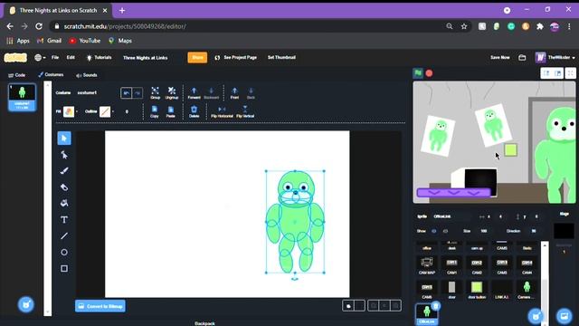 How To Make A FNAF Fan Game ON SCRATCH #4 ANIMATRONICS | How To Scratch