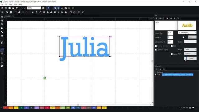 Font Styles and Settings (Inspire, Plus, Luxe) | Chroma Digitizing Software смотреть онлайн