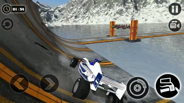 Impossible Farmula Car Stunts game #5 New sport Farmula car unlocked ? GimalJoke mp4 смотреть онлайн