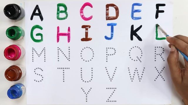 ABCD, Alphabets, A for apple B for ball, A to Z kids learn, Kids rhymes, English Varnmala смотреть онлайн