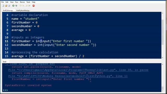 ASU IFT101: First Python Video смотреть онлайн