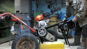 Мотокультиватор Крот-2. Модернизация и преоброазование в мототачку.