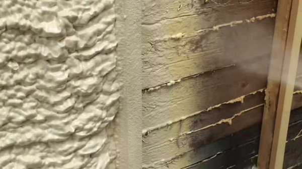 Утепление стен дома пеной ппу