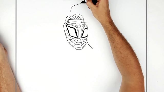 How To Draw Spider-Man India | Step By Step | Across The Spiderverse смотреть онлайн