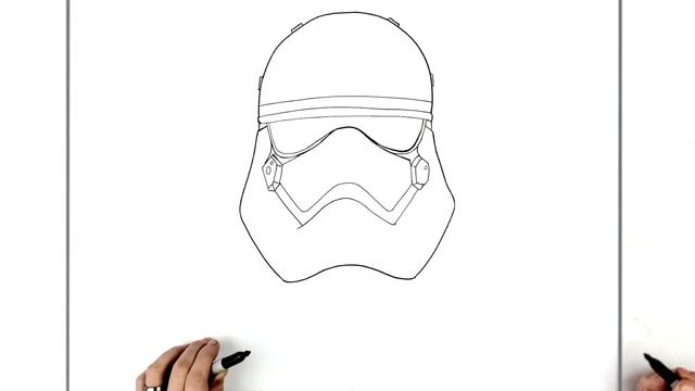 How To Draw A Storm Trooper | Step By Step | Star Wars смотреть онлайн