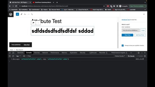 Understanding of Block Attributes | Build custom Gutenberg Blocks | WordPress | E2 смотреть онлайн