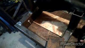 Установка мостов на раму самодельного мини трактора переломку