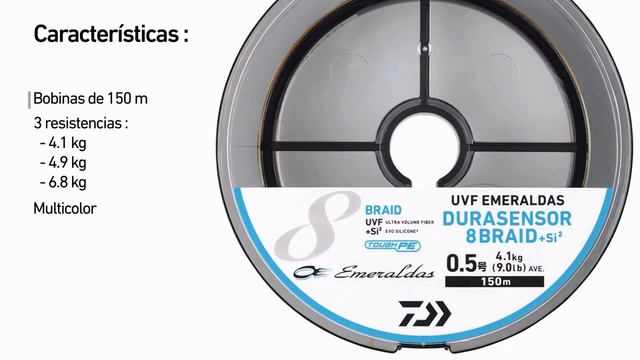 Daiwa Emeraldas Durasensor 8 Braid En Game Fisher